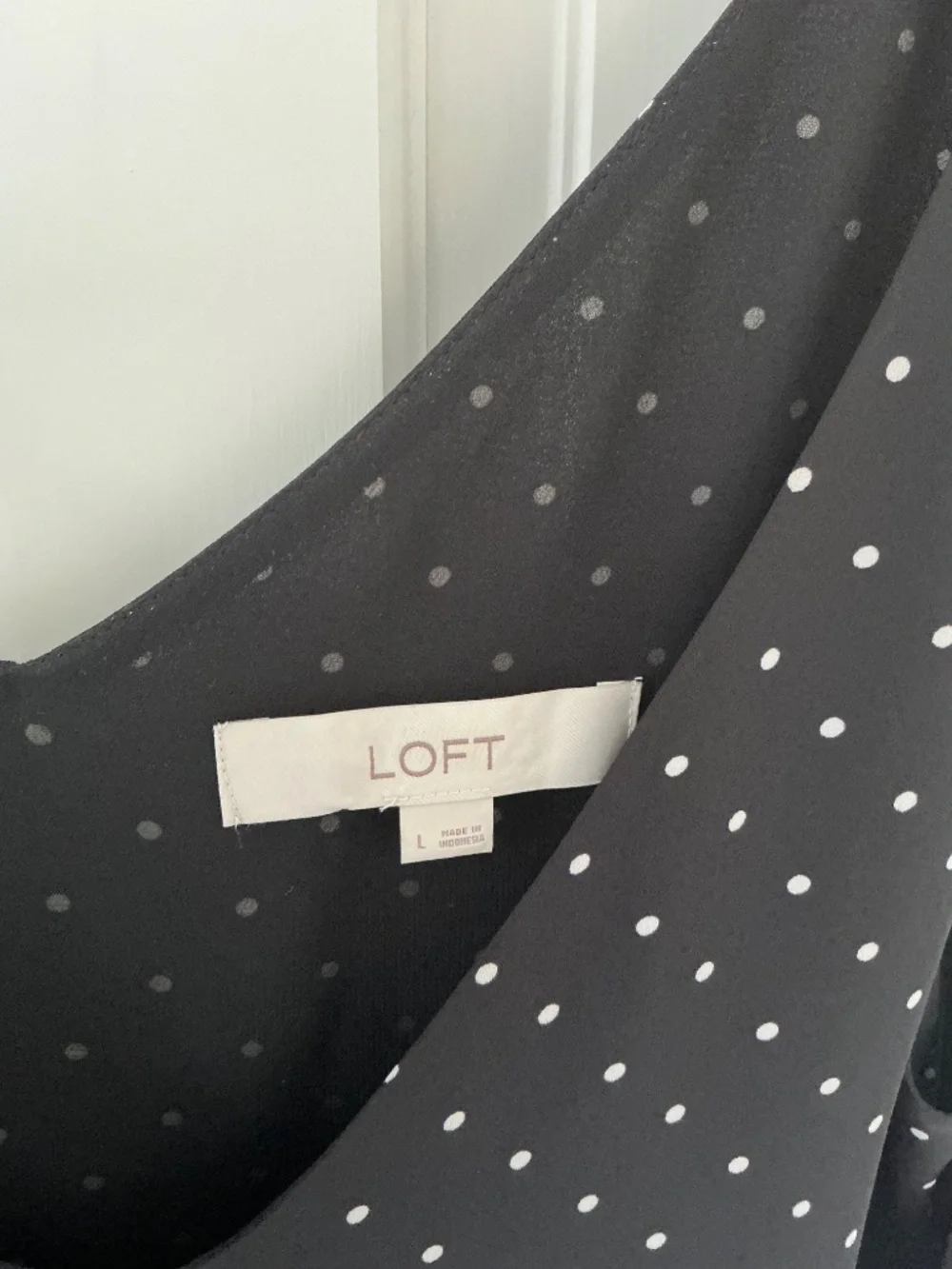Lined polka dot cami blouse - Picture 2 of 3